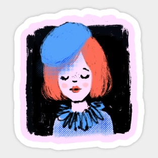 Fancy Lady Sticker